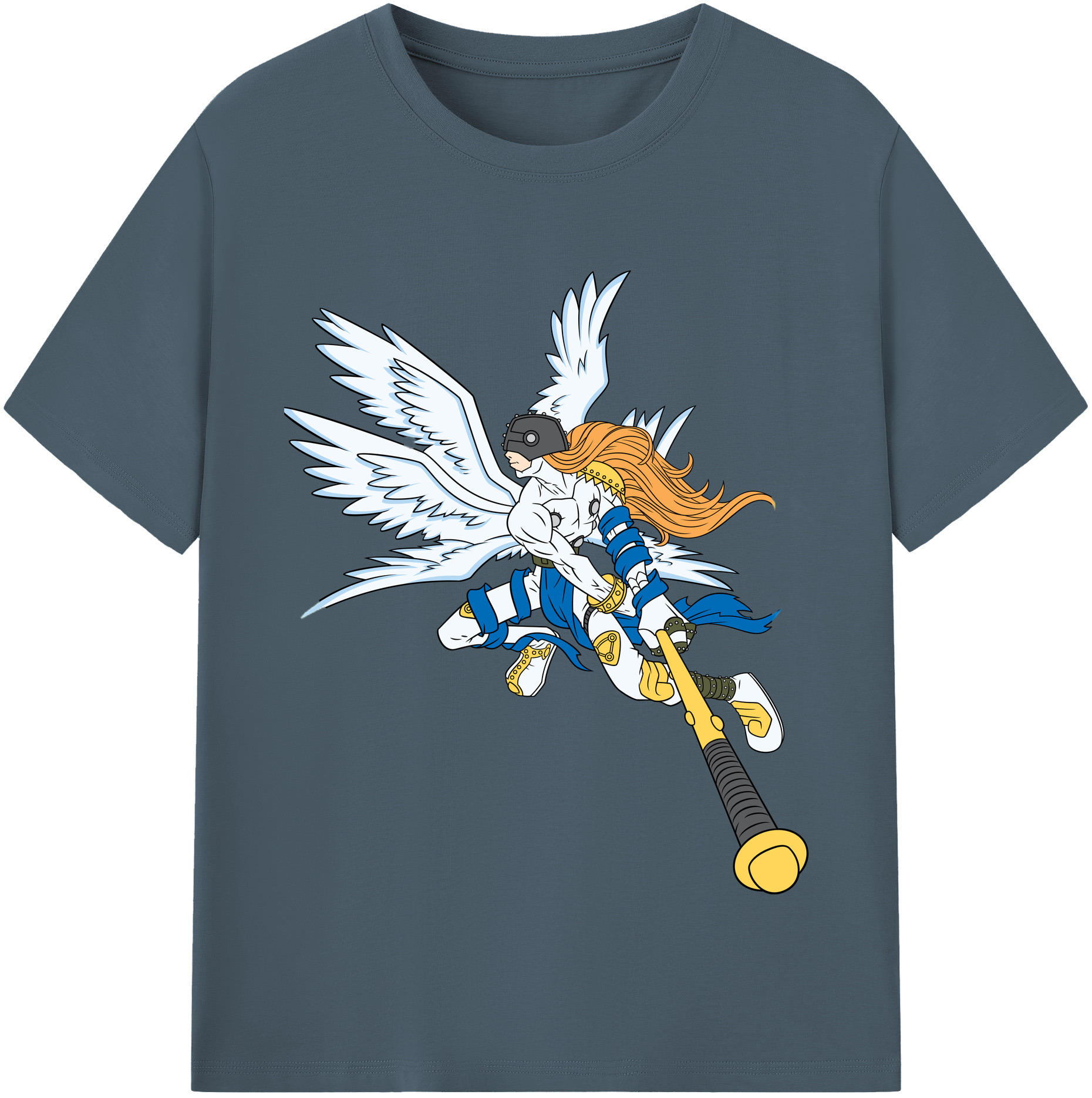 （画像用） Digimon デジタルモンスター/デジモン 綿100％半袖Tシャツ（フロントプリント）